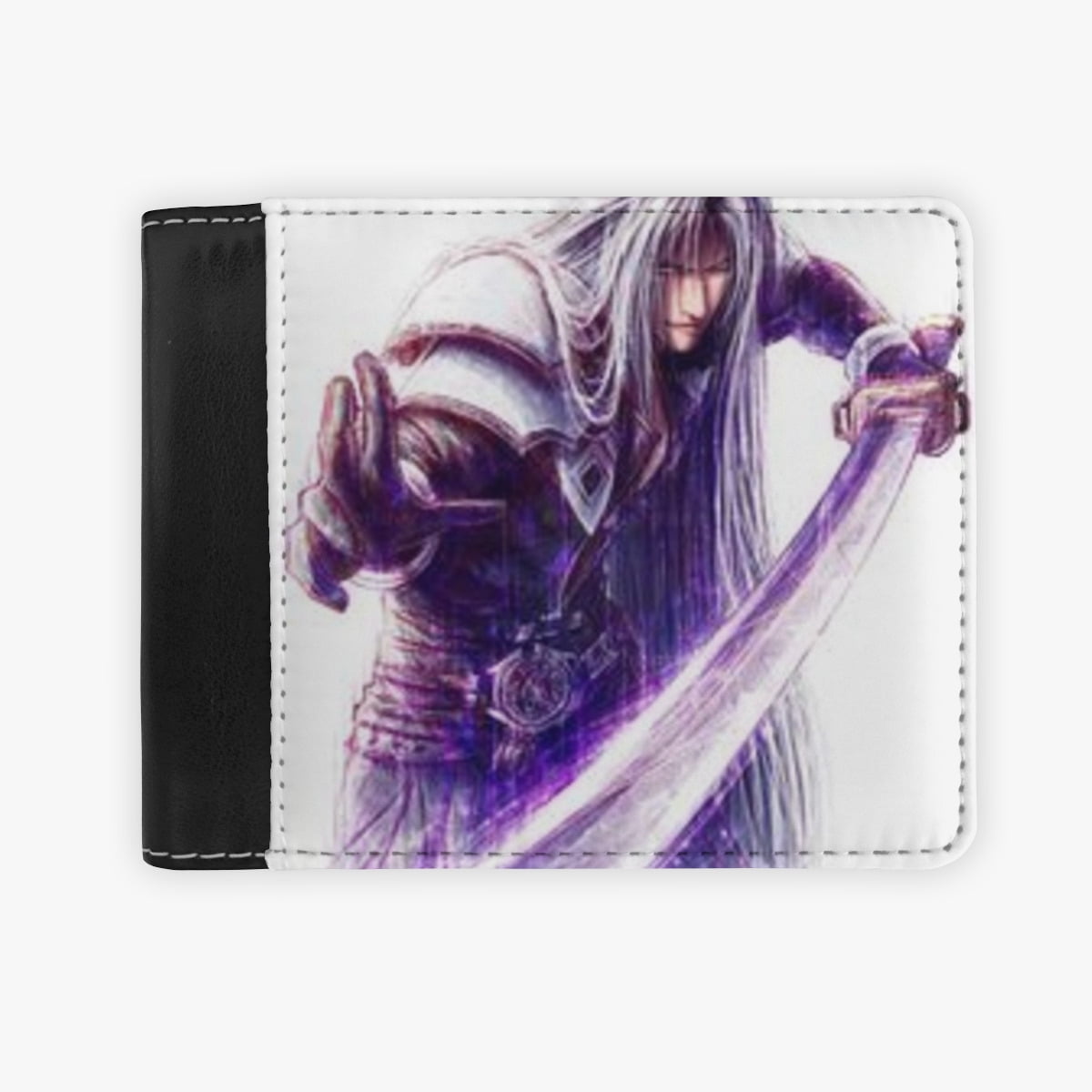 Final Fantasy Wallets for Men Anime Faux Leather Slim Wallet Short Bi ...