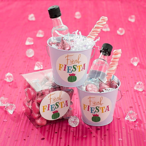 Final Fiesta Bachelorette Party Favor Stickers - 36 pieces