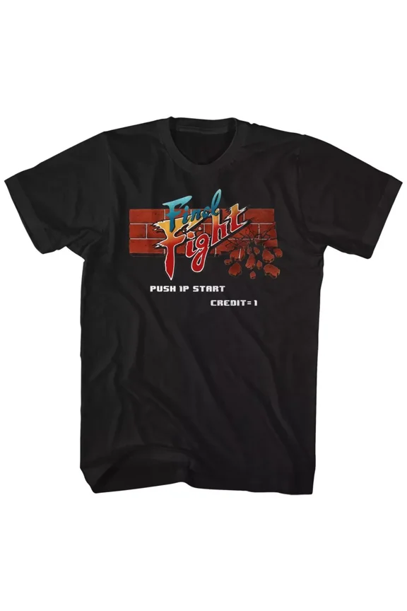 Final Fight Arcade Black Gaming Shirt | eBay