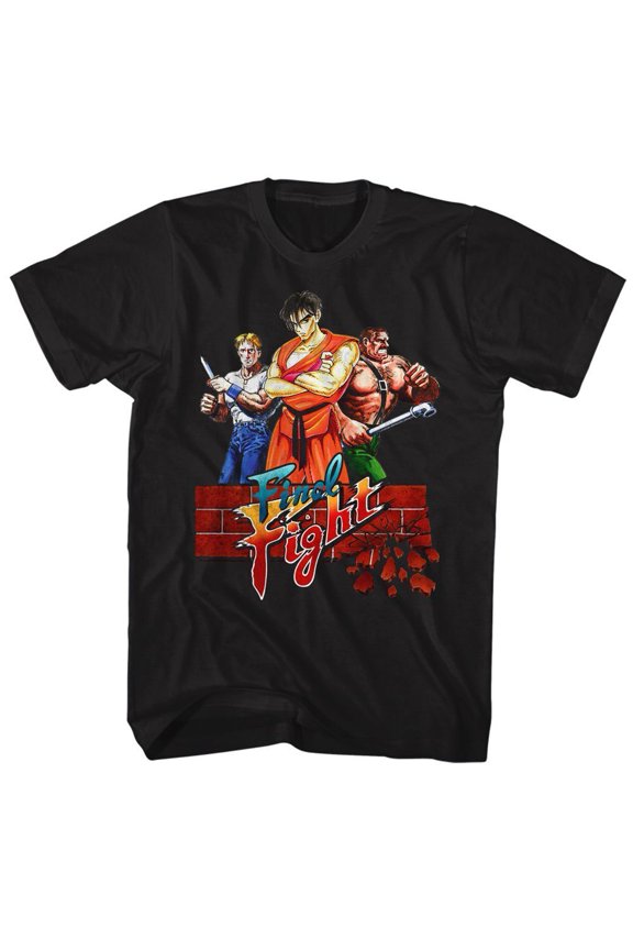 Final Fight Black Gaming Shirt