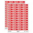 thumbnail image 1 of Final Grade Teacher Student School Sticker Set - Red - Gloss Finish - 1.25" Mini, 1 of 7