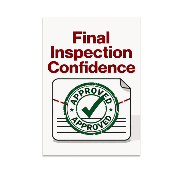 Final Inspection Confidence Poster - Quality Control Enthusiast - 13x19 Poster Print