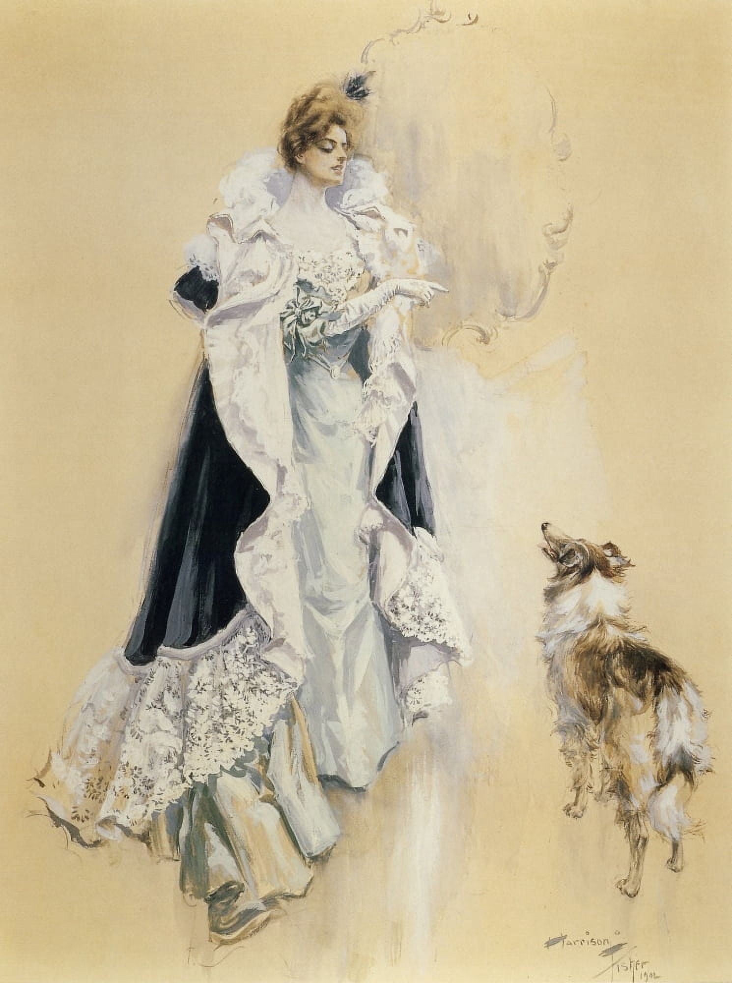 Final Instructions 1902 Canvas Art - Harrison Fisher (18 x 24)