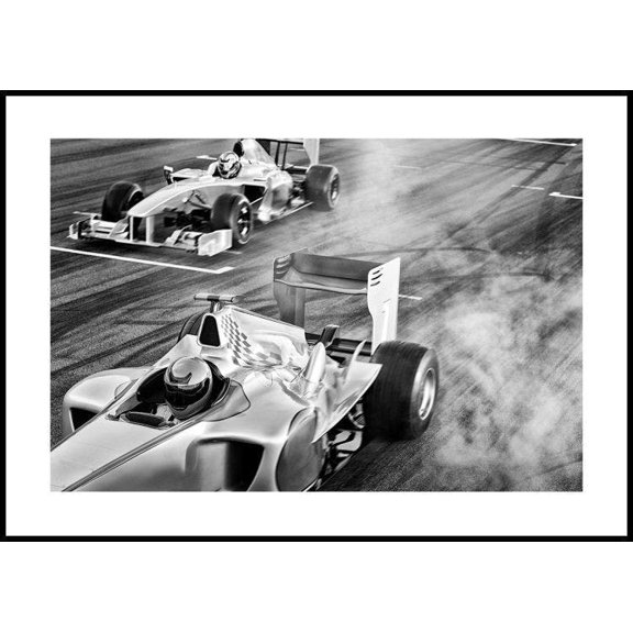 Final Lap Poster Wall Art, Modern Wall Decor For Living Room Bedroom, 8x12 UNFRAMED