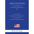 thumbnail image 1 of Final Priorities, Requirements, Definitions, and Selection Criteria - Investing in Innovation Fund US Department of Education Regulation ED 2018 Edition Paperback 1723501786 9781723501784 The, 1 of 1