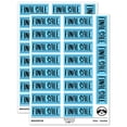 thumbnail image 1 of Final Sale Dotted Border Sticker Set - Light Blue - Gloss Finish - 2.00" Large, 1 of 7