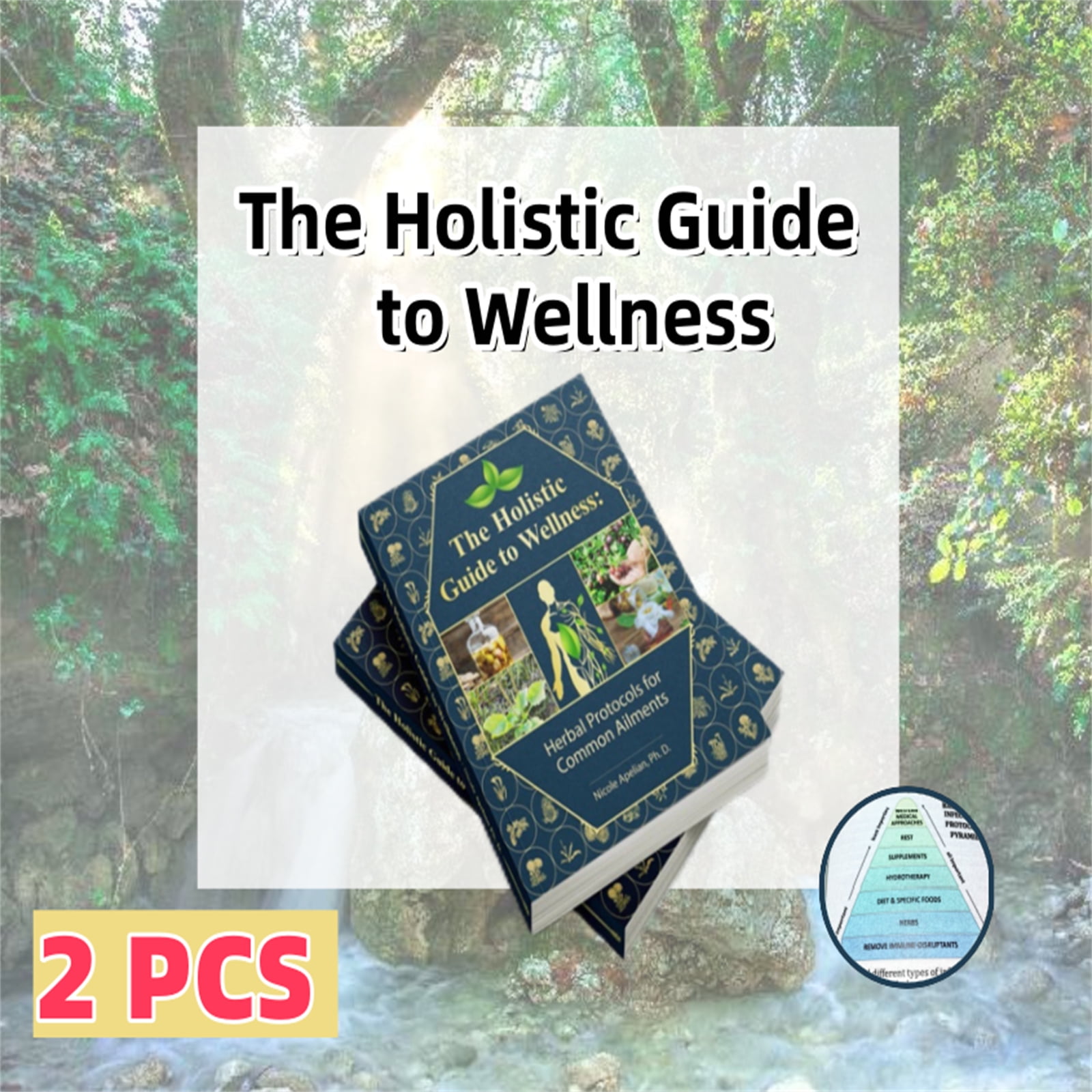 Final Sale! The Holistic Guide to Wellness(2PCS), Herbal Protocols for Common Ailment