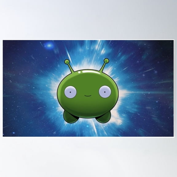 Final Space Poster Wall Art, Modern Wall Decor For Living Room Bedroom, 24x36 UNFRAMED