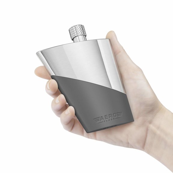 Final Touch Stainless Steel AeroFlask Travel Flask, Silver