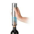thumbnail image 1 of Final Touch Electric Corkscrew with Lithium-Ion Battery | Easy Cork Removal, USB Charging, LED Lights | Stainless Steel Wine Opener for Home and Parties (WO3032), 1 of 6