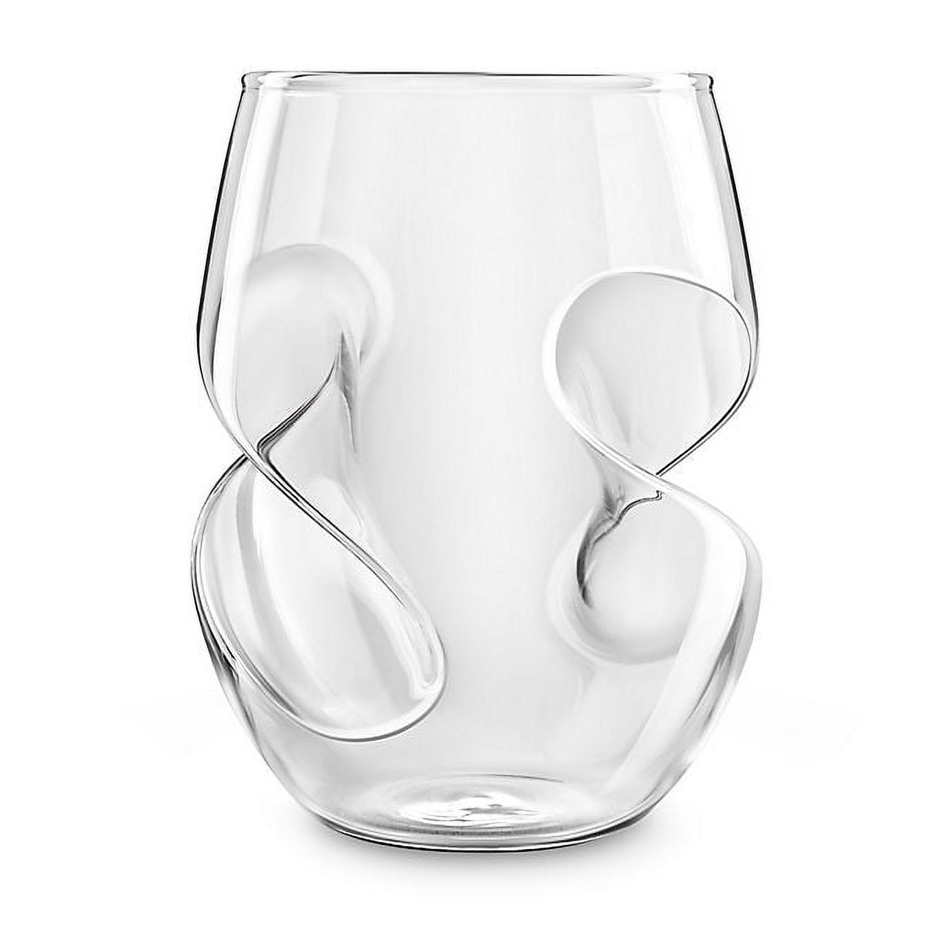 Final Touch Conundrum Stemless Red Wine Glasses (Set of 4)