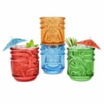 thumbnail image 1 of Final Touch Tiki Tumblers Set of 4 Tumblers, Colors, Multicolored, 1 of 7
