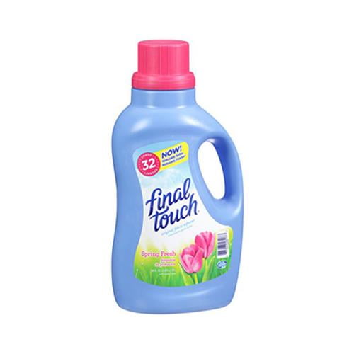 Final Touch Spring Fresh Fabric Softener +Plus Conditioner, 36 loads, 72 fl oz