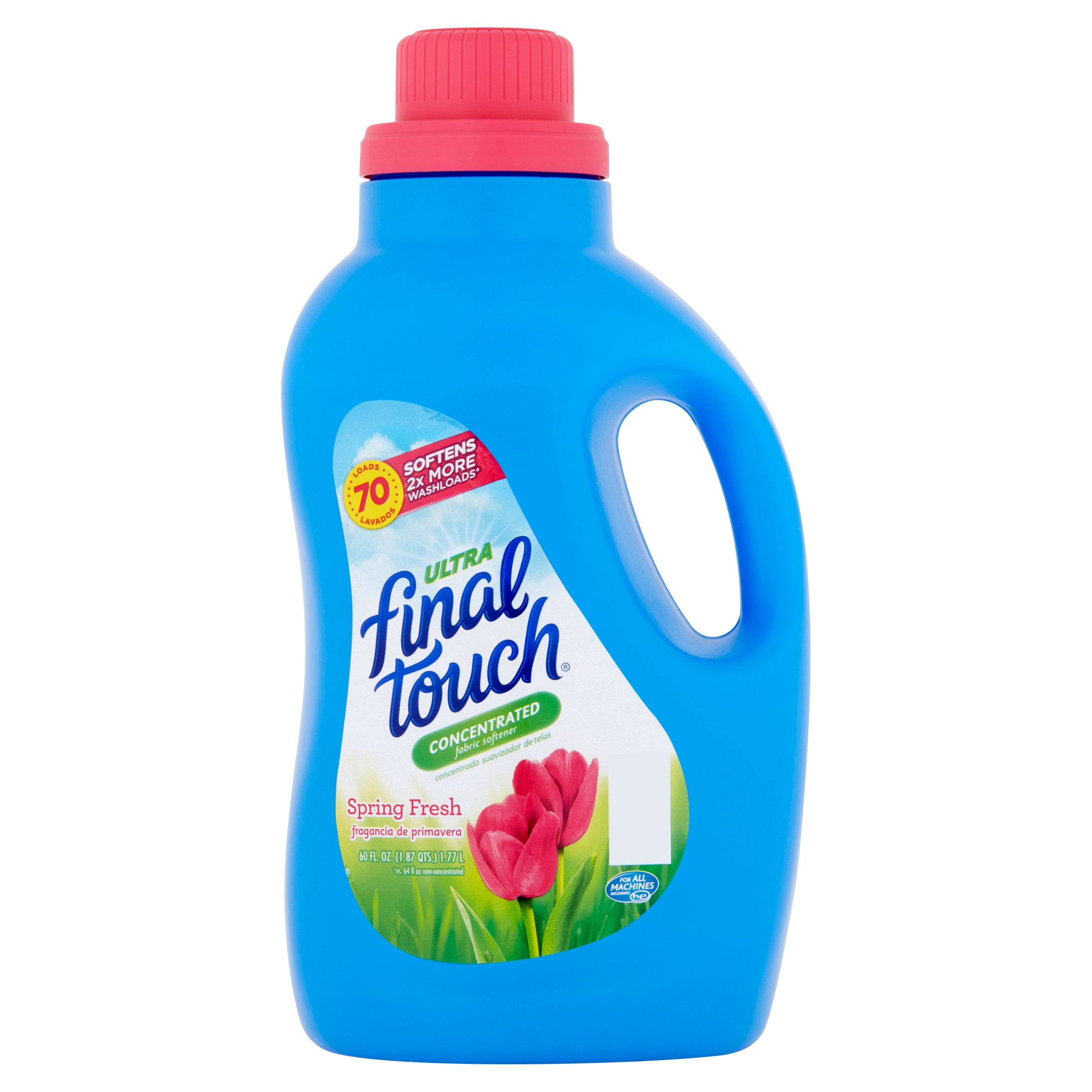 Final Touch Ultra Spring Fresh Concentrated Fabric Softener, 60 fl oz ...