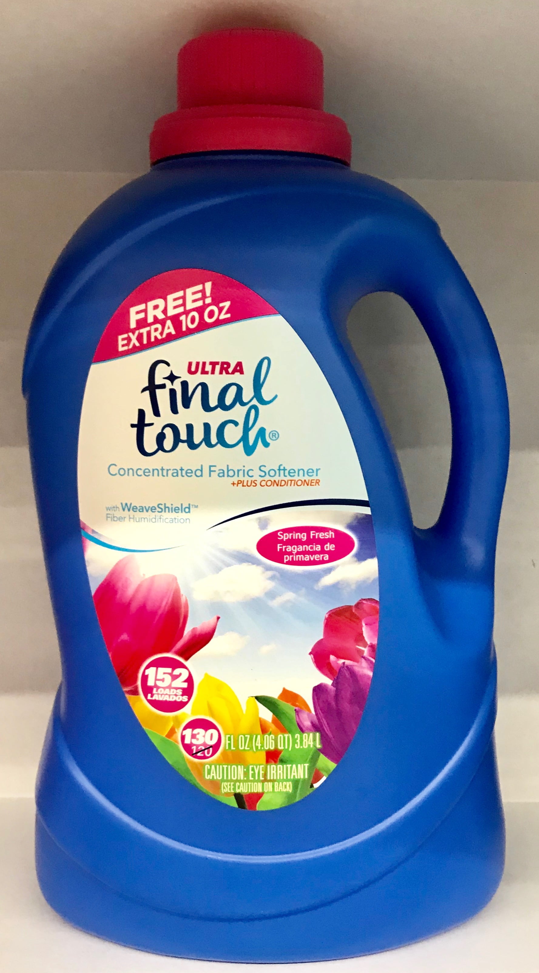Final Touch Ultra Spring Fresh Fabric Softener, 130 Fl. Oz.
