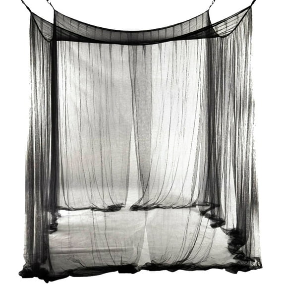 Oversized Mosquito Net Opening Doors On All Sides Super Hot Selling Home Practical Mosquito Nets Black