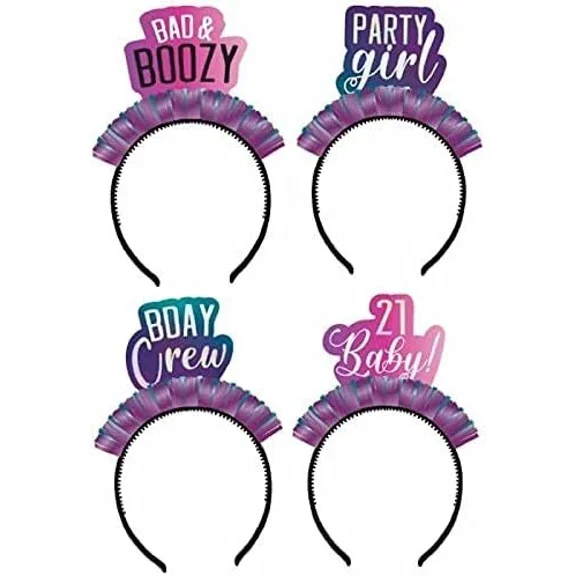 Finally 21 Legal Cocktail Celebration 21St Birthday Party Favor Headband Tiaras