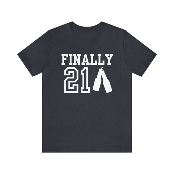 Finally 21 Mens 21st Birthday t-Shirt With Beer, 21 Birthday beer tee boys