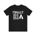 thumbnail image 1 of Finally 21 Mens 21st Birthday t-Shirt With Beer, 21 Birthday beer tee, 1 of 12
