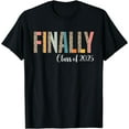 Finally Class of 2025 High School Senior Year Seniors Grad TShirt