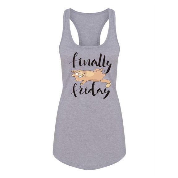 Finally! Friday Racerback Tank Women -Image by Shutterstock, Female Small
