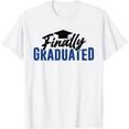 thumbnail image 1 of Finally Graduated Graduating Sayings Graduation Graduate Short T-Shirt, 1 of 3
