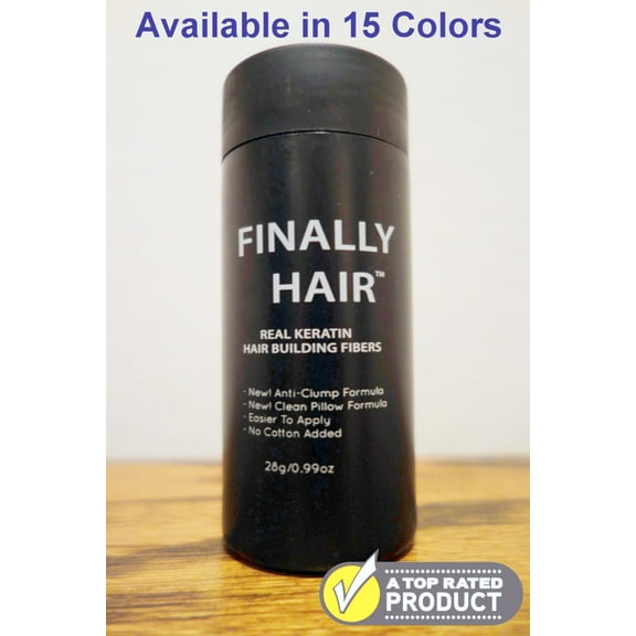 Finally Hair - Alopecia Areata Solution Makeup - Red - Full Refillable .99oz Applicator Bottle