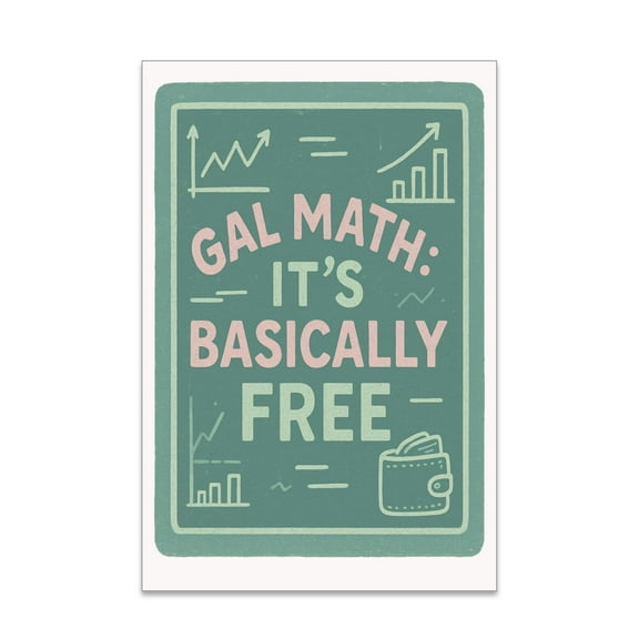 Finance Meme Wall Art - Home Office Decor - 13x19 Poster Print