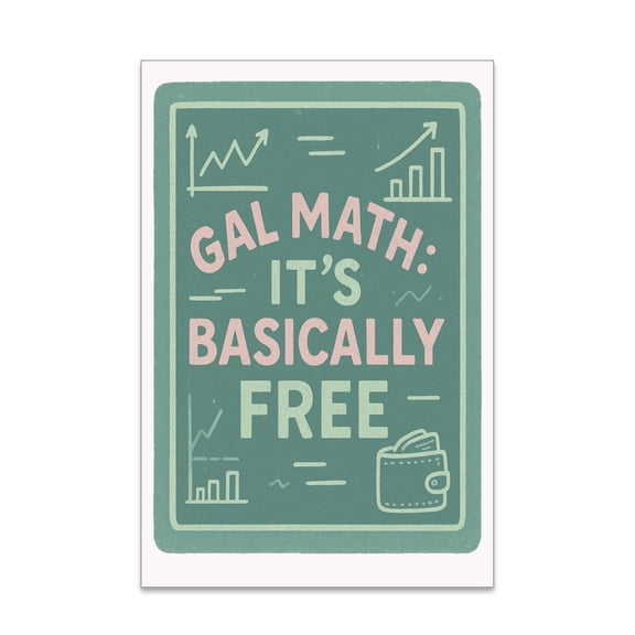 Finance Meme Wall Art - Home Office Decor - 13x19 Poster Print