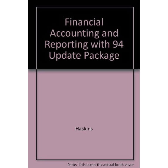 Pre-Owned Financial Accounting and Reporting with 94 Update Package Hardcover