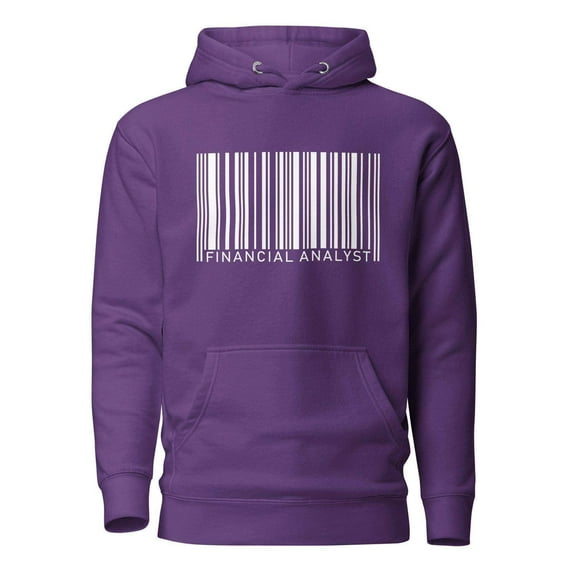 Financial Analyst Barcode Pullover Hoodie