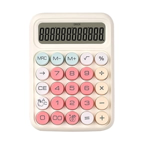 Financial Desktop Calculator with 12-Digit Large Display, Solar Battery Dual Power, Ergonomic Compact Abs Plastic Design for Accounting Business Office Home University Student Exam Calculators