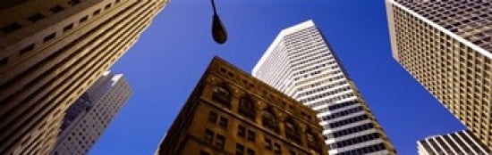 Financial District San Francisco California USA Canvas Art - Panoramic Images (36 x 12)