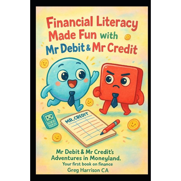 Financial Literacy Made Fun: Mr Debit & Mr Credits Adventures in Moneyland - Your first book on finance, (Paperback)