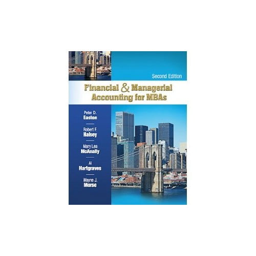 Pre-Owned Financial & Managerial Accounting For MBA"S 2nd Second edition byHalsey Paperback