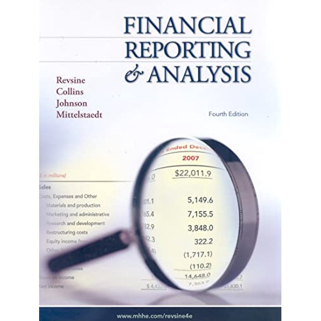 PreOwned Financial Reporting and Analysis Hardcover Lawrence Revsine