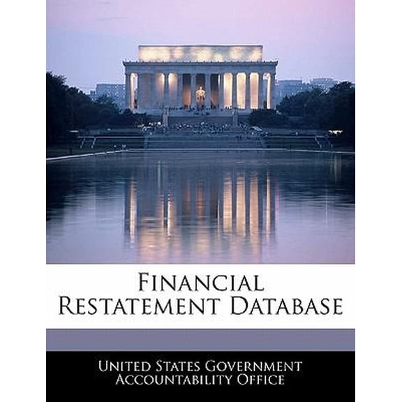 Financial Restatement Database Paperback