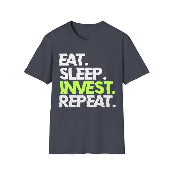 Financial Rhythms: 'Eat. Sleep. Invest. Repeat.' T-Shirt