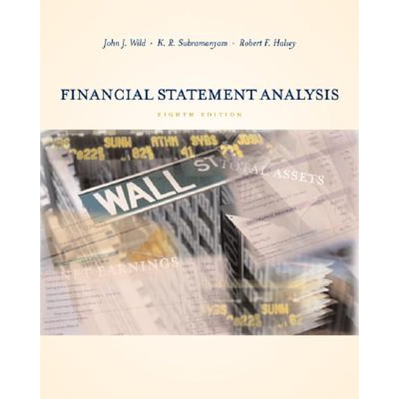 Pre-Owned Financial Statement Analysis with S&p Insert Card (Hardcover) by John J Wild, K R Subramanyam, Robert F Halsey