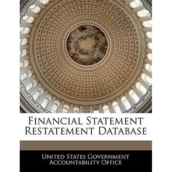 Financial Statement Restatement Database Paperback