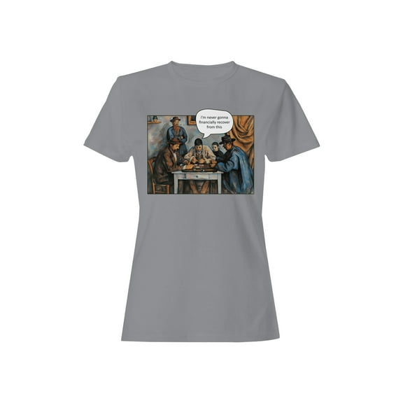 Financially Recovering Art Parody Women's T-shirt