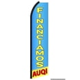 thumbnail image 1 of Financiamos Aqui Swooper flag Without Pole Advertisement /Business Flags | Feather Flag |, 1 of 5