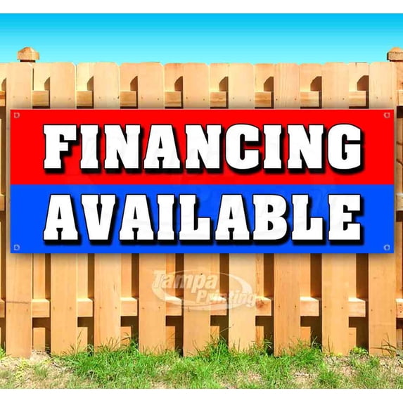 Financing Available 13 oz Vinyl Banner With Metal Grommets