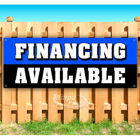 Financing Available 13 oz Vinyl Banner With Metal Grommets