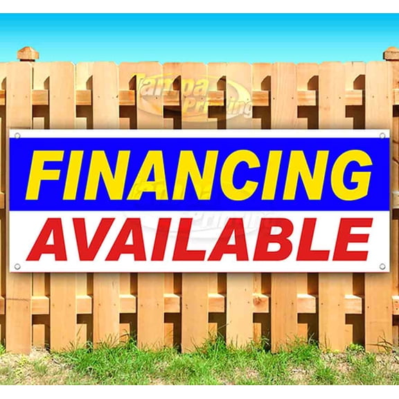 Financing Available 13 oz Vinyl Banner With Metal Grommets