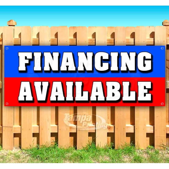 Financing Available 13 oz Vinyl Banner With Metal Grommets