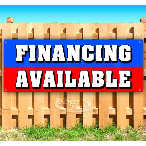 Financing Available 13 oz Vinyl Banner With Metal Grommets