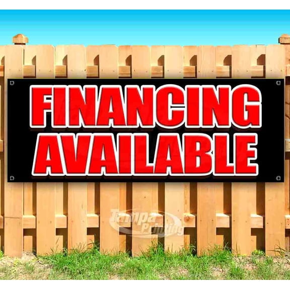 Financing Available 13 oz Vinyl Banner With Metal Grommets