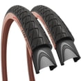 thumbnail image 1 of Fincci 26x1.95 Bike Tires (53-559) Foldable Anti-Puncture for Mountain, Hybrid and City Bikes, 2-Pack, 1 of 7