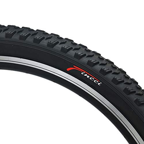 Fincci Pair 27.5 x 2.25 Inch 57-584 Foldable 60 TPI All Mountain Enduro Tires with Nylon Protection for MTB Hybrid Bike Bicycle - Pack of 2